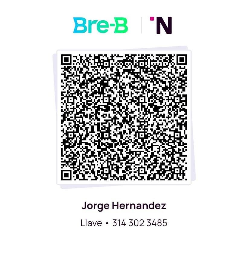 Código QR Nequi para donar a DataMotors